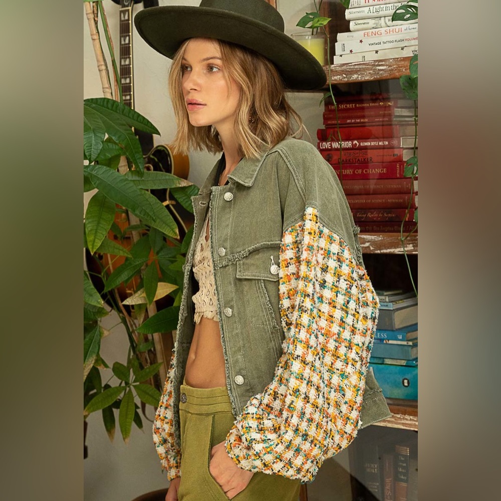 #5 CLOSEOUT FIRM 🌸New! Pol Stunning Patches boho Jacket Coat - Picture 2 of 5